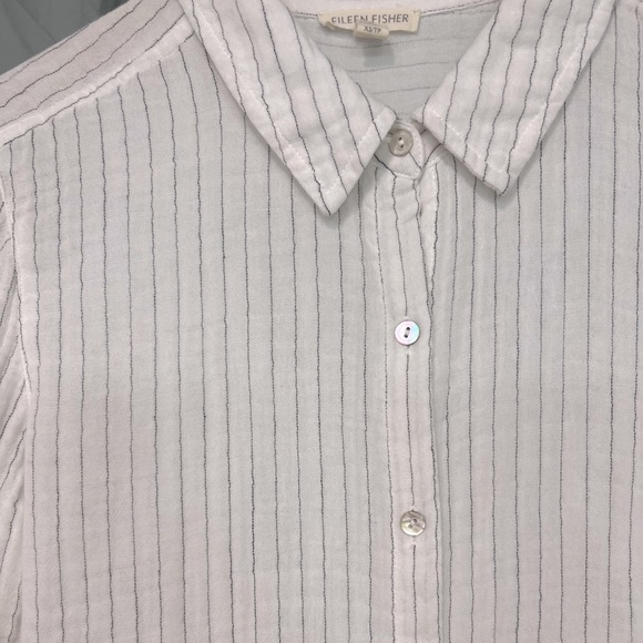 Eileen fisher 100% organic cotton blouse. - Picture 7 of 7